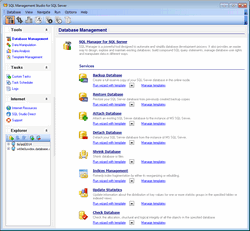 Click to view EMS SQL Management Studio for SQL Server 1.2 screenshot