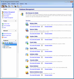 Screenshot for EMS SQL Management Studio for MySQL 1.2