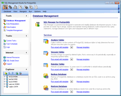 Screenshot for EMS SQL Management Studio for PostgreSQL 1.2