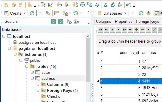 EMS SQL Manager for PostgreSQL EMS SQL Manager for PostgreSQL - Main view